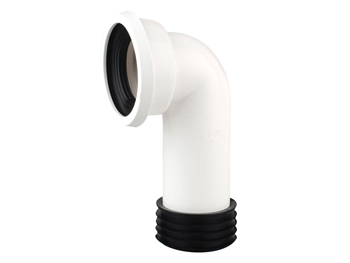 product visual Wavin Soil Easy-Fit Wc Pan Connector 90° 4" White