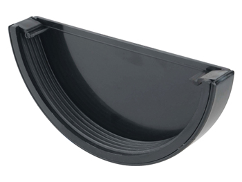 product visual Wavin RoofLine Stopend External 150mm Black