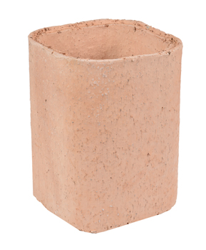 product visual Hepworth Terracotta square straight flue liner 225mm height 300mm