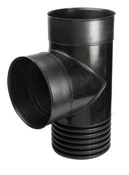 product visual Wavin TwinWall S/S junction to spigot  90° 375mm