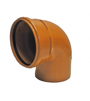 product visual Wavin Sewer S/S Short Radius Bend 90° 160mm