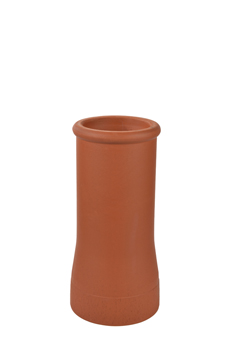 product visual Hepworth Terracotta roll top chimney pot red height 600mm