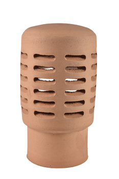 product visual Hepworth Terracotta Stell 150 gas terminal buff 205mm height 420mm