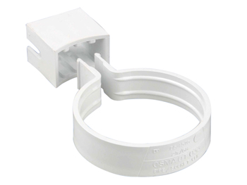 product visual Osma RoundLine pipe or socket bracket 68mm white