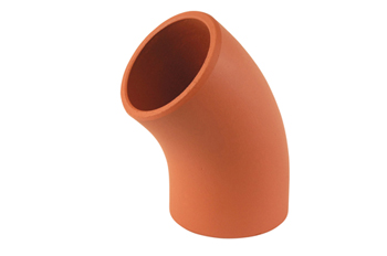 product visual Hepworth Clay plain ended bend 45° 225mm