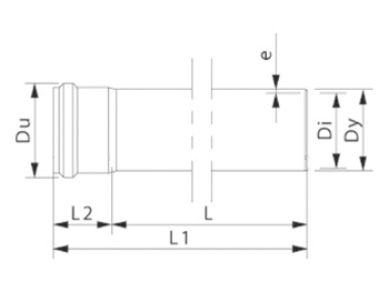 Produktbilde 160MM PP GL. GR.AVLØPSRØR SN8 6M