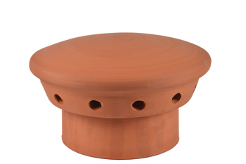 product visual Hepworth Terracotta fluvent ventilation terminal red 235mm