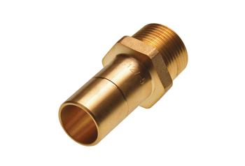 product visual Hep2O Male Adaptor Brass Spigot Adaptor 3/4"x22mm