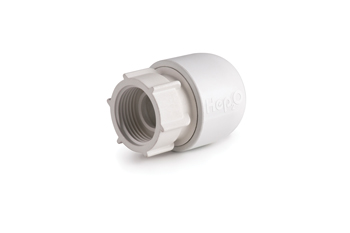 product visual Hep2O Hand-TitanTM Tap Connector 3/4"x22mm White