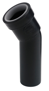 product visual Osma Waste push-fit spigot bend 30° 32mm black