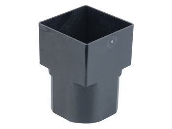 product visual Osma SquareLine drain adaptor square to round 61mm black