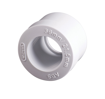 product visual Osma Overflow push-fit reducer 32x21.5mm white