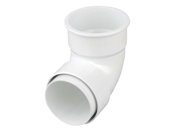 product visual Osma RoundLine pipe bend 87.5° 68mm white