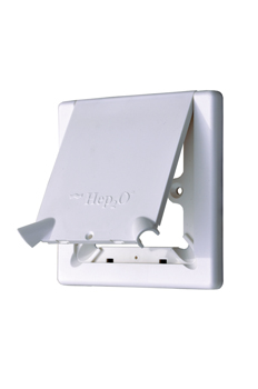 product visual Hep2O radiator outlet cover with flap