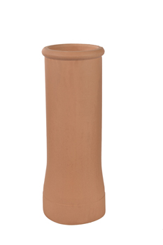 product visual Hepworth Terracotta roll top chimney pot buff height 750mm