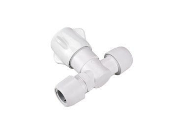 product visual Hep2O Stopcock Cold Water 22mm White