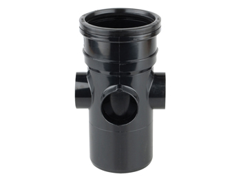 OsmaSoil S/S bossed pipe 110mm black | Wavin