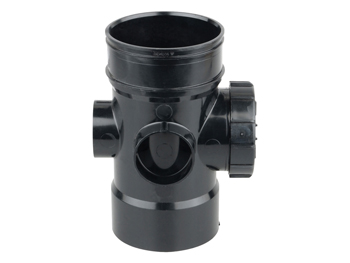 product visual OsmaSoil D/SW bossed access pipe 110mm black