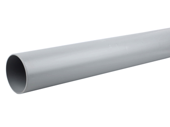 product visual OsmaSoil plain ended pipe 82mm grey 4m