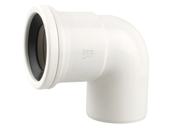 product visual Wavin Soil All-Fit Spigot Bend 90° 50mm White