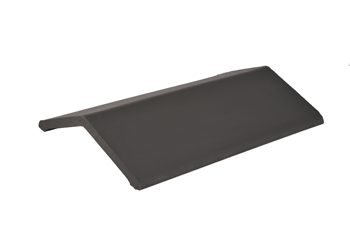 product visual Hepworth Terracotta plain angle ridge tile blue/black 135° length 450mm