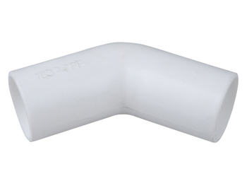 product visual Osma Overflow push-fit bend 45° 21.5mm white