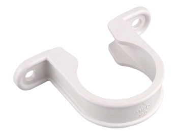 product visual Wavin ABS Solvent Weld Waste Pipe Bracket 50mm White