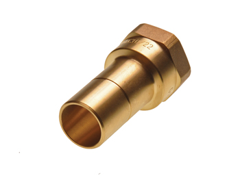 product visual Hep2O female brass spigot adaptor 0.75"x22mm