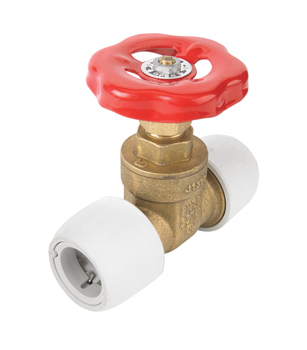 product visual Hep2O Gate Valve Hot/Cold 22mm