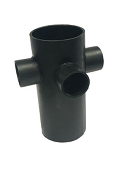 product visual Wavin HDPE 4-way boss pipe 90° 110x56mm