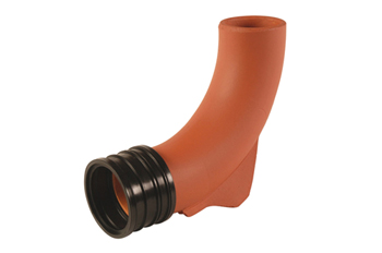 product visual Hepworth Clay single socket rest bend 100mm