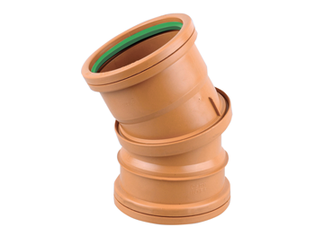 product visual Wavin Sewer D/S Adjustable Bend 0-30° 110mm