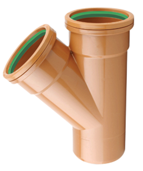 product visual Wavin Sewer S/S Equal Junction 45° 110mm