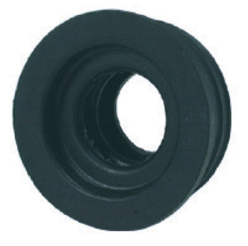 product visual PVC S&W Bend 'S' Outlet Rub.Ring BK 50