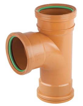 product visual Wavin Sewer D/S Equal Junction 87.5° 110mm