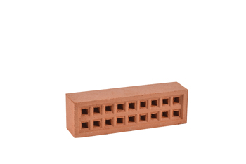 product visual Hepworth Terracotta square hole airbrick red 215x65mm