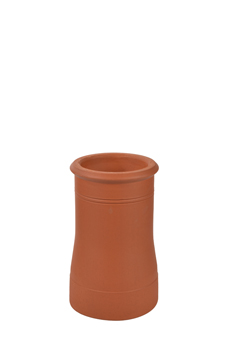 product visual Hepworth Terracotta cannon head chimney pot red height 450mm