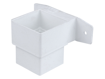 product visual Osma SquareLine pipe connector and bracket stand off 61mm white