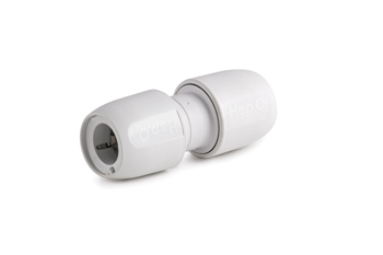 product visual Hep2O Straight Connector 15mm White