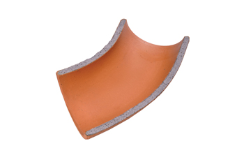 product visual Hepworth Clay channel bend 45° 100mm