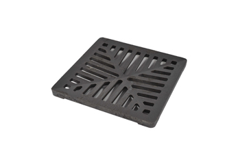 product visual Hepworth Clay square cast iron gully grid 225mm
