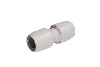 product visual Hep2O Imperial Straight Connector 1/2" White