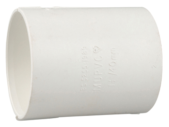 product visual Osma Waste solvent weld double socket 50mm white