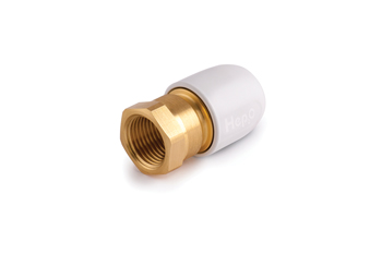 product visual Hep2O female brass adaptor 0.5"x10mm white