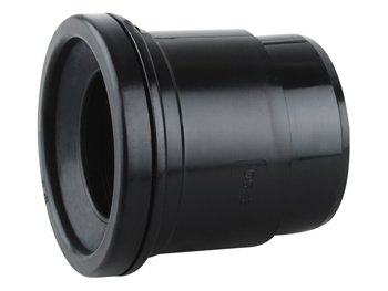 product visual Wavin Soil S/S Boss Adaptor 50mm Black