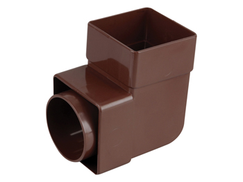 product visual Osma SquareLine pipe bend 87.5° 61mm brown