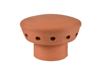 product visual Hepworth Terracotta fluvent ventilation terminal red 160mm