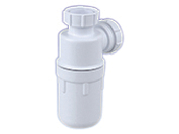 product visual Osma Waste anti-syphon bottle trap 75mm seal 40mm white