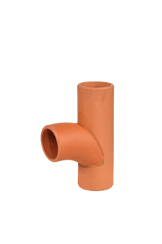 product visual Hepworth Clay plain ended curved square junction 90° 100x100mm