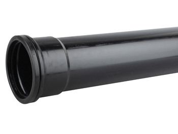 product visual Wavin Soil S/S Pipe 110mm Black 4m
